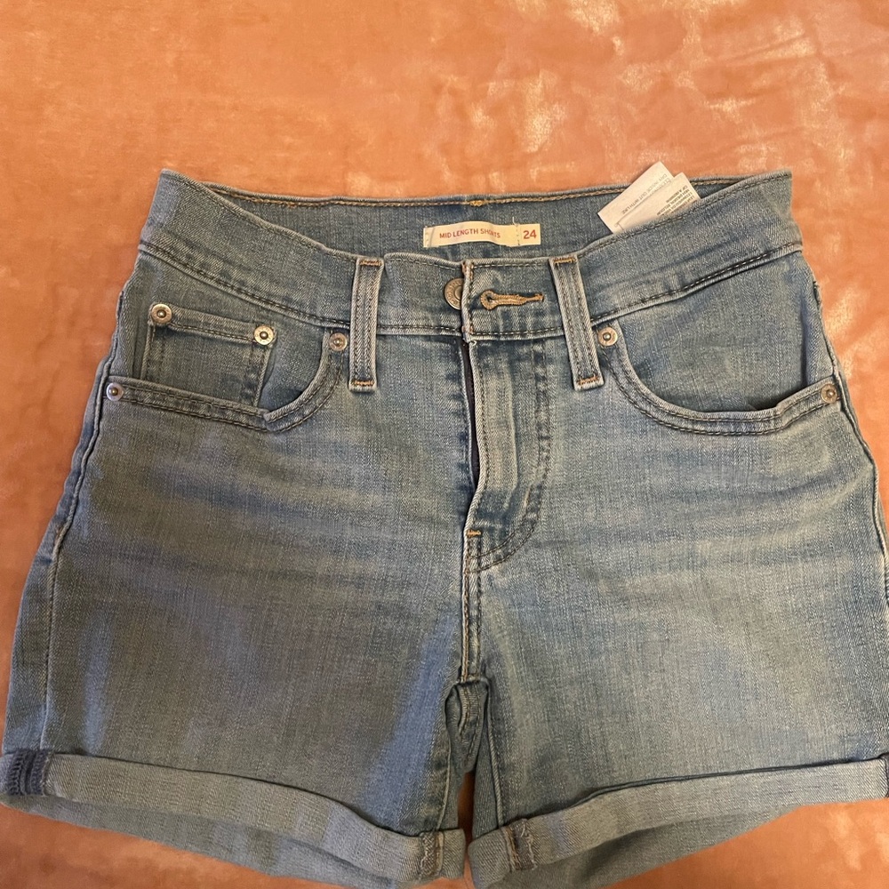 LEVI’S Women's Blue Denim Shorts